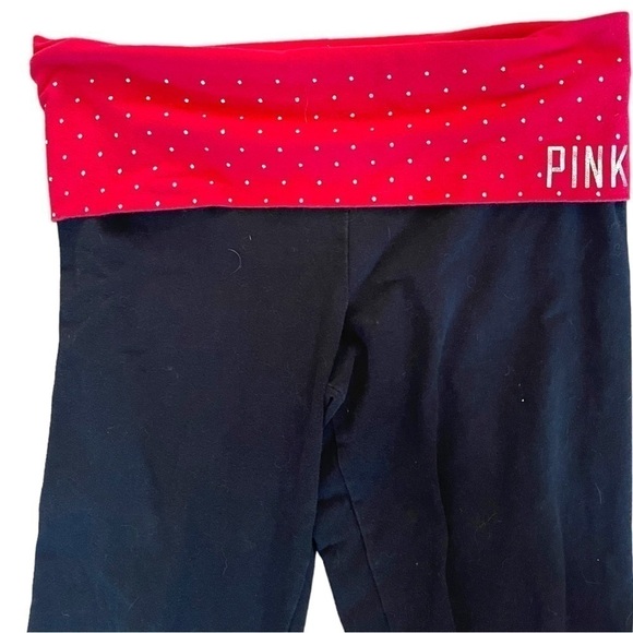 Victoria Secret Pink 3/4 crop yoga pants - Picture 3 of 8